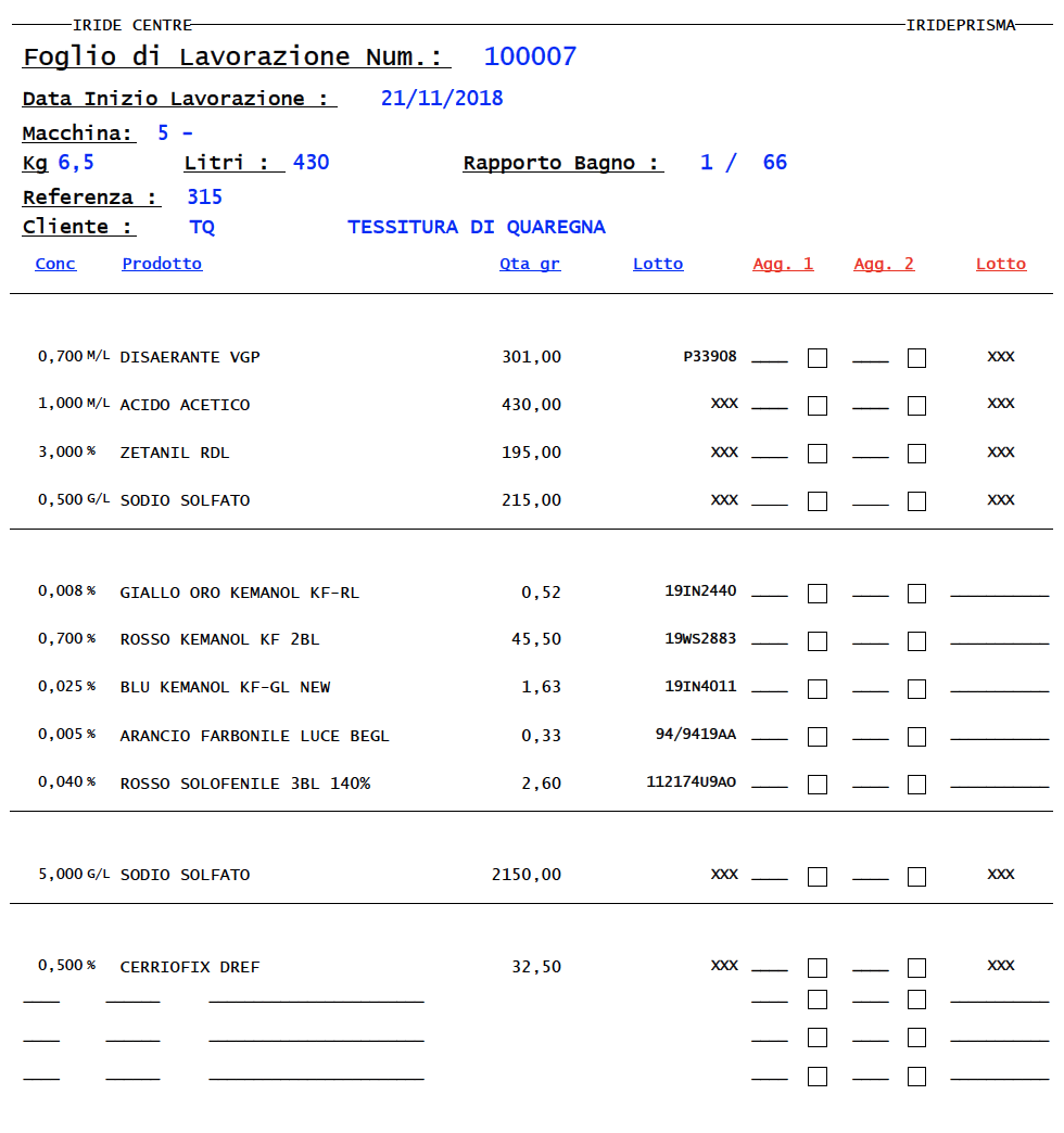 Processing sheets 2