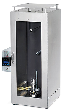 Vertical flammability tester